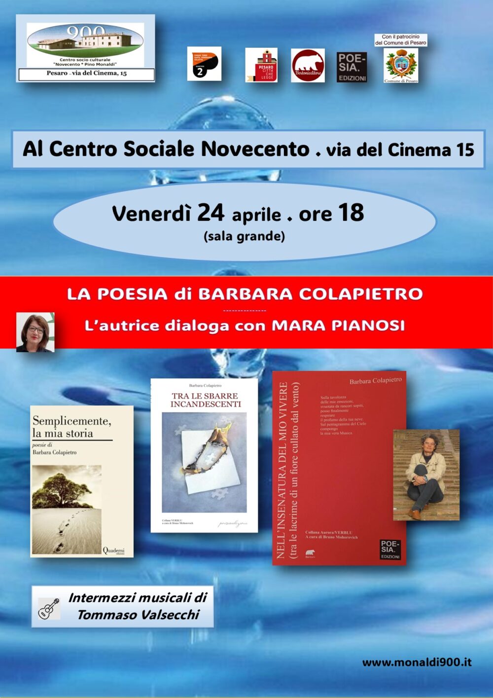 locandina libro La Poesia di Barbara Colapietro.