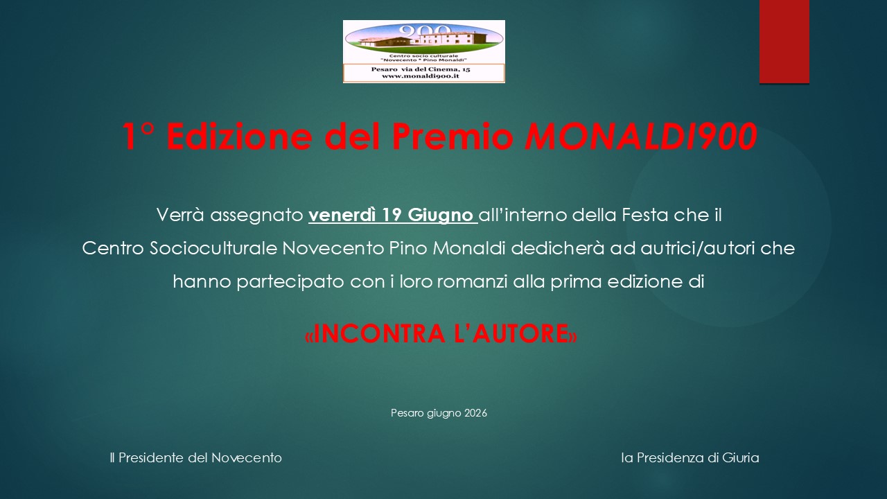 PREMIO MONALDI900