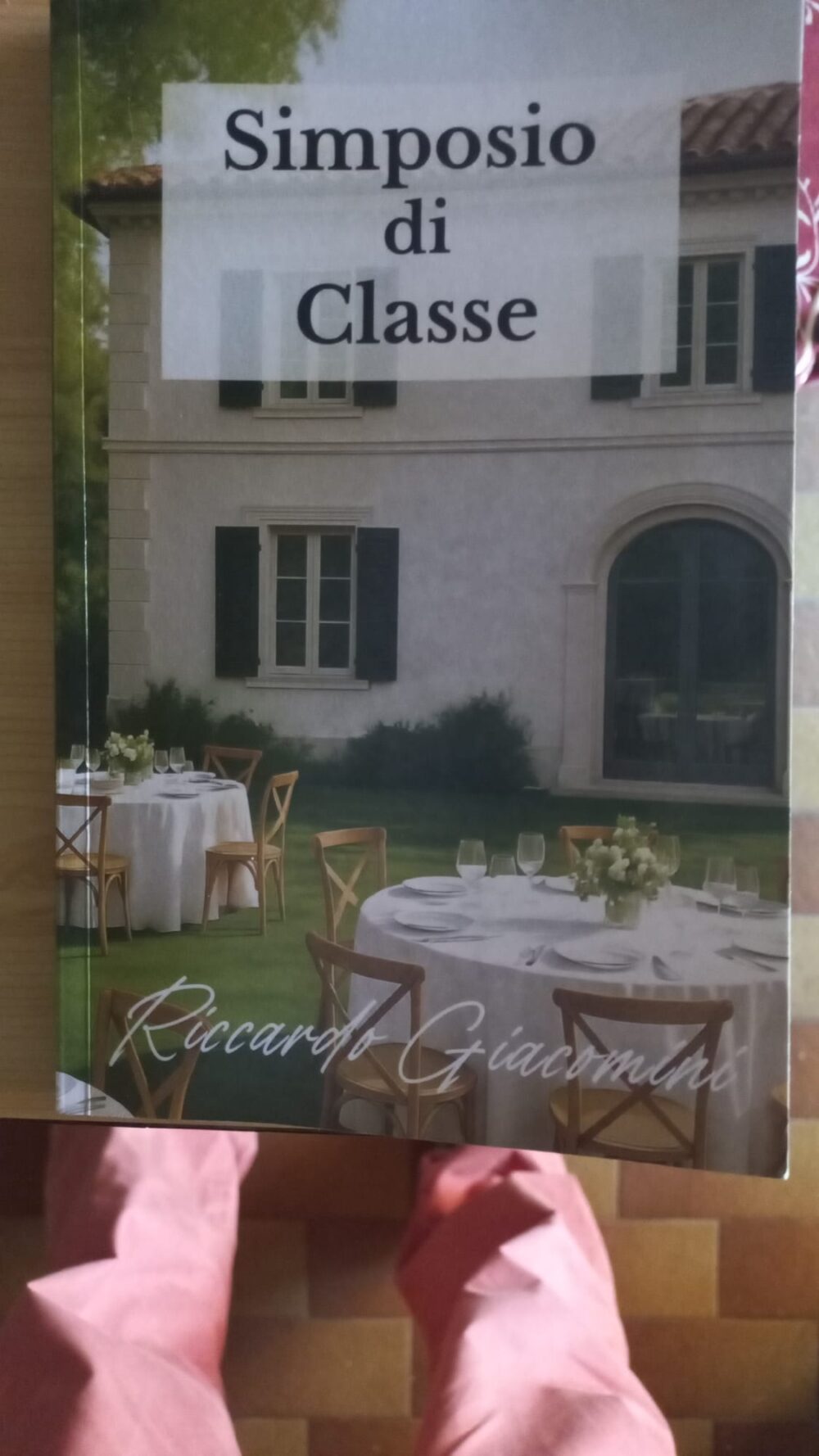 libro premiato in "INCOTRO CON L'AUTORE" del 19/06/26. Simposio di Classe, il liibro premiato di Riccardo Giacomini.